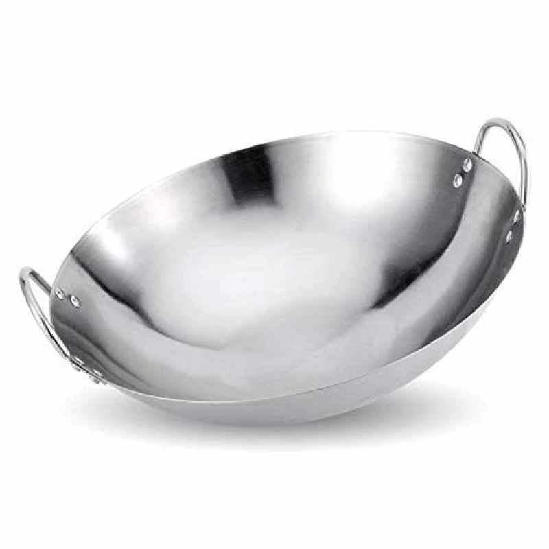 Stainless Steel Wok 36 cm