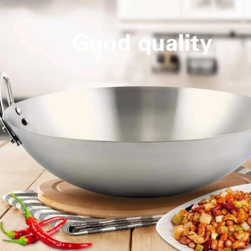 Stainless Steel Wok 36 cm