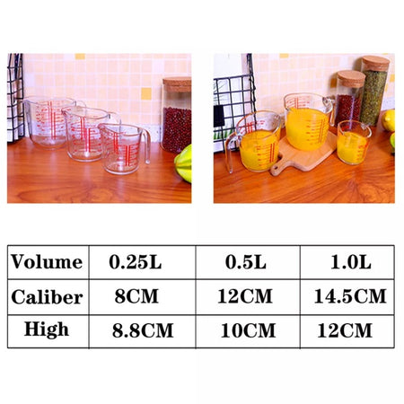 1000 ml glass measuring cup