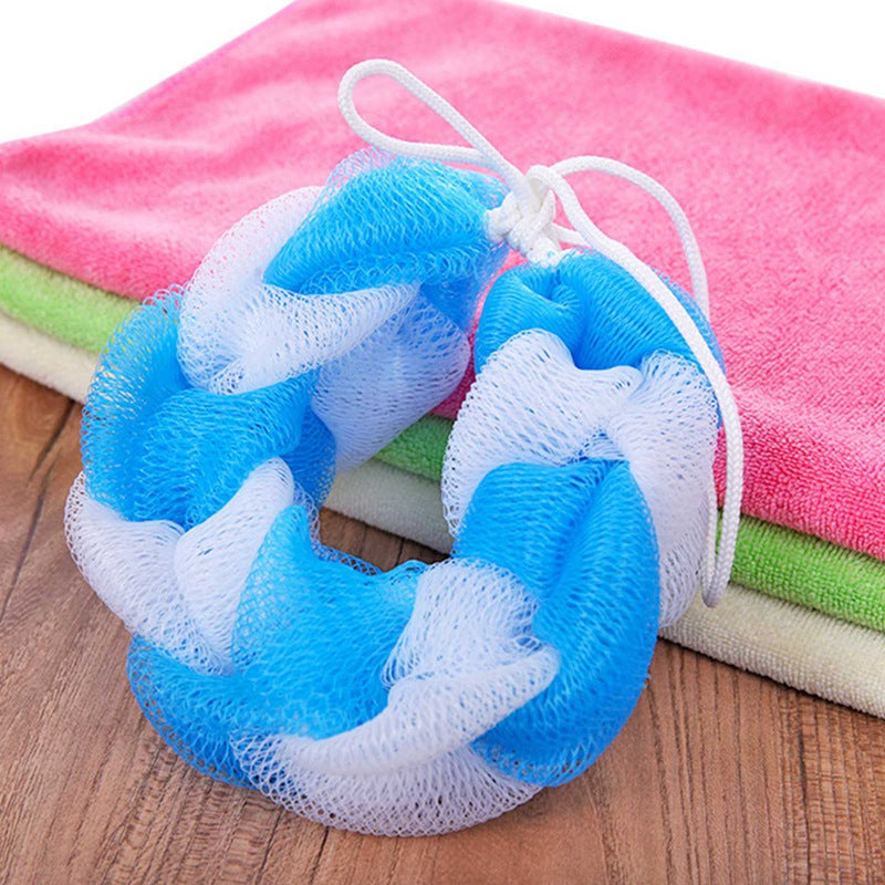 bathing scrubber back strap