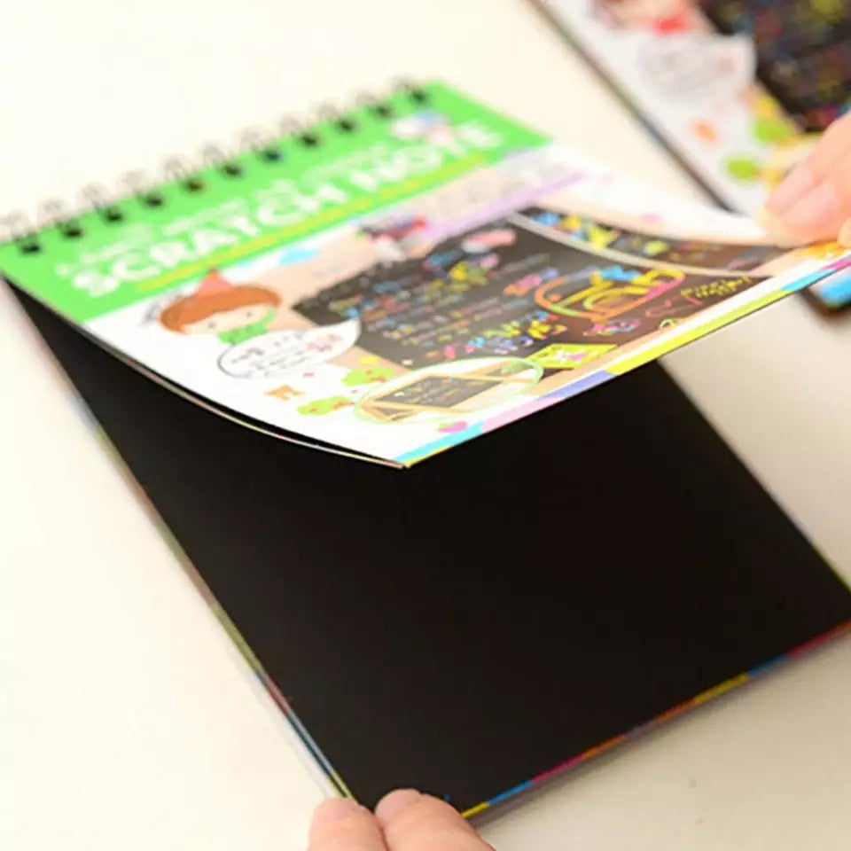 Scratch Colors Magic Note Book