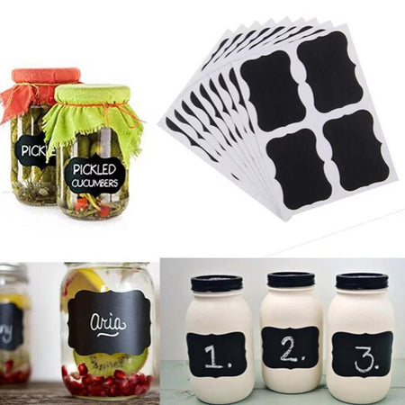 Chalkboard Bottle Labels Waterproof 8 PCs - Bamagate