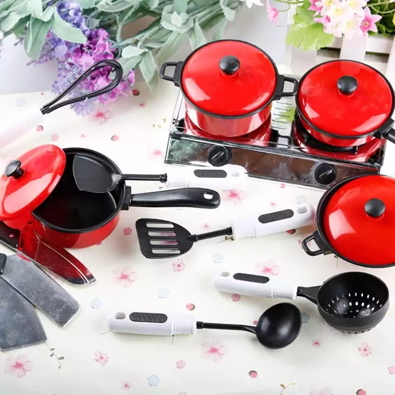 9 Pcs Kitchen Utensil Toy Set