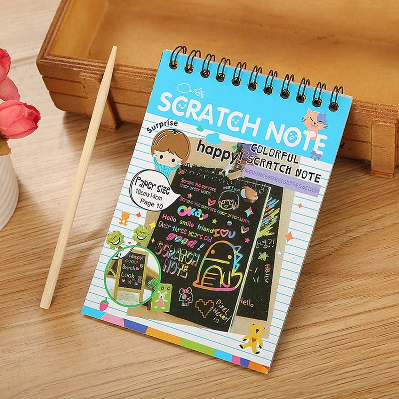 Scratch Colors Magic Note Book