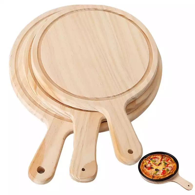 wooden pizza plate tray