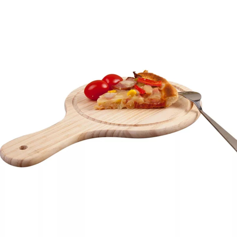 wooden pizza plate tray