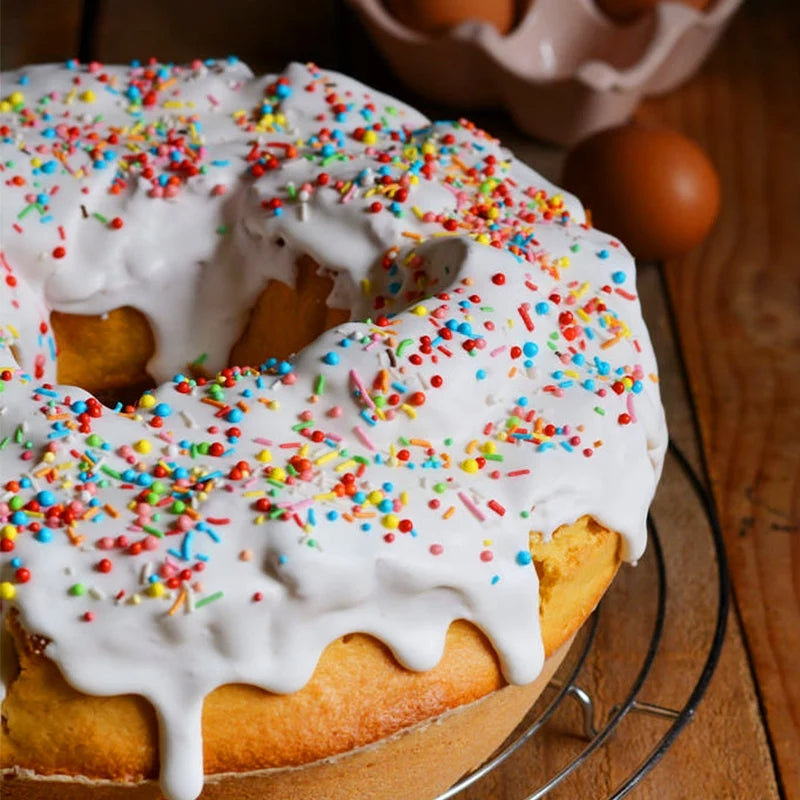 edible sprinkle cupcake