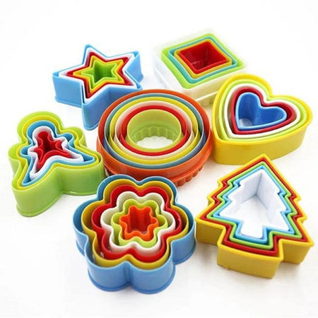 5 PCS Plastic Cookies Cutter Biscuit Mold Star - Bamagate