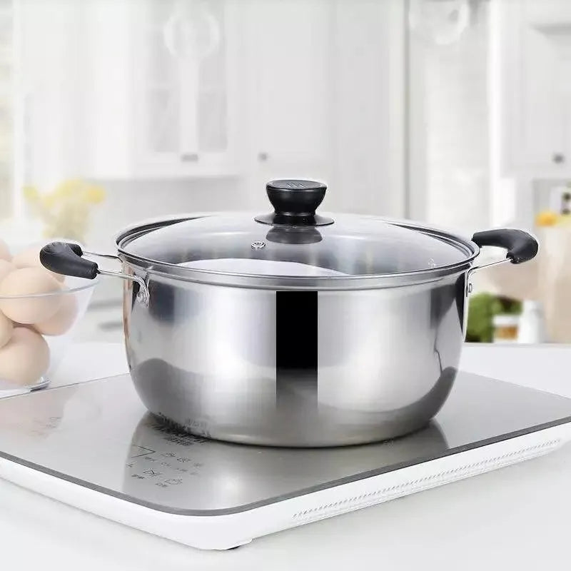 induction base stainless steel cooking pot