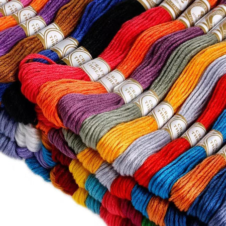 Assorted Cross Stitch Cotton Sewing Embroidery Thread - Bamagate