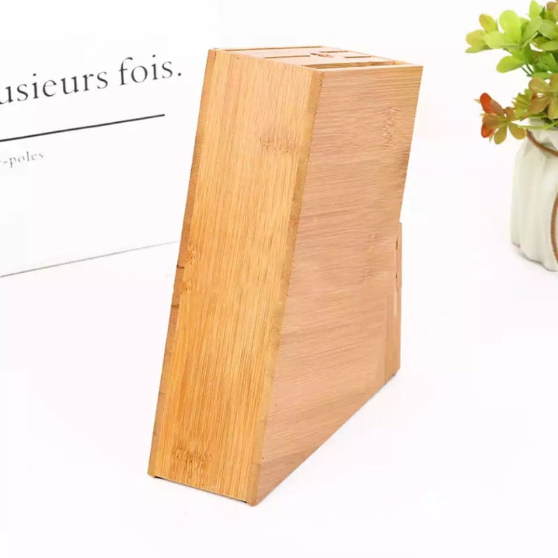 wooden knife holder box