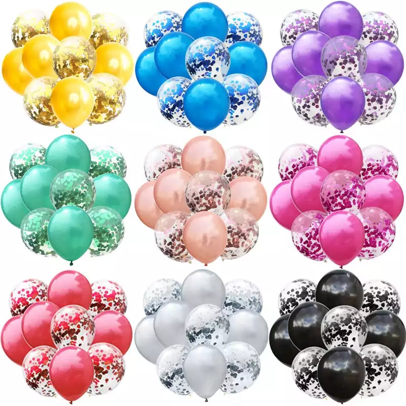 Glitter Balloons Set 8 PCs