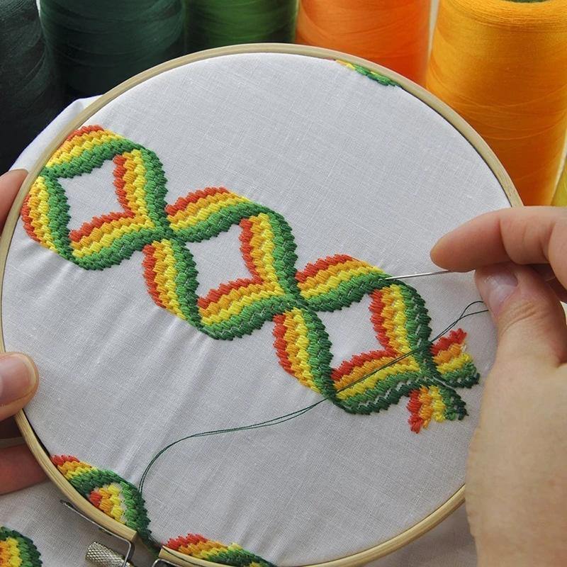 Embroidery Needlecraft Frame Cross Stitch Machine Round Loop - Bamagate