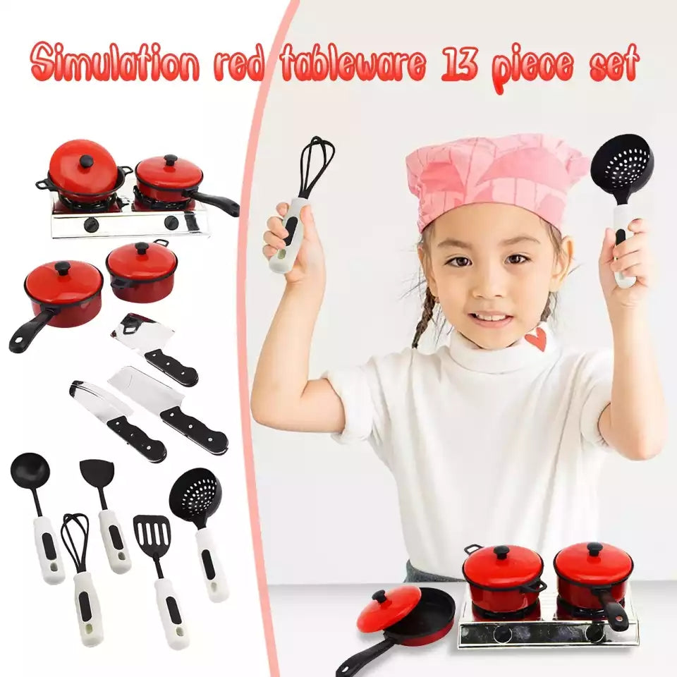 9 Pcs Kitchen Utensil Toy Set