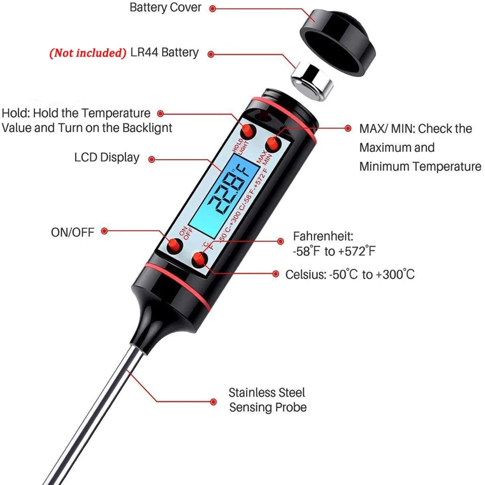 digital cooking thermometer baking