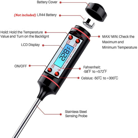 digital cooking thermometer baking