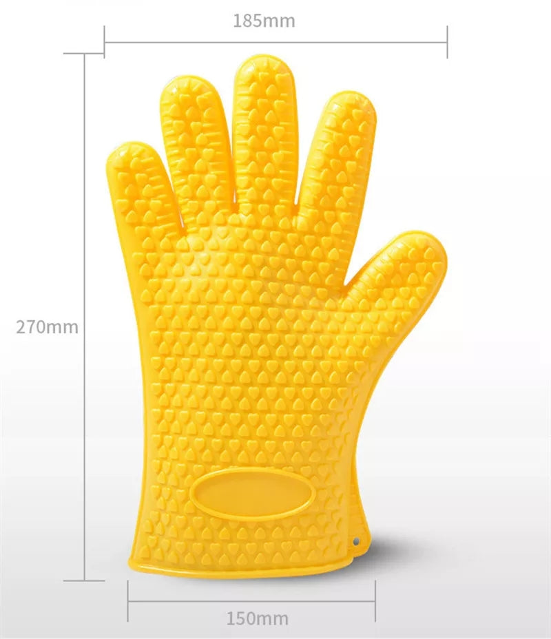 Heat Resistant Silicone Oven Mitts