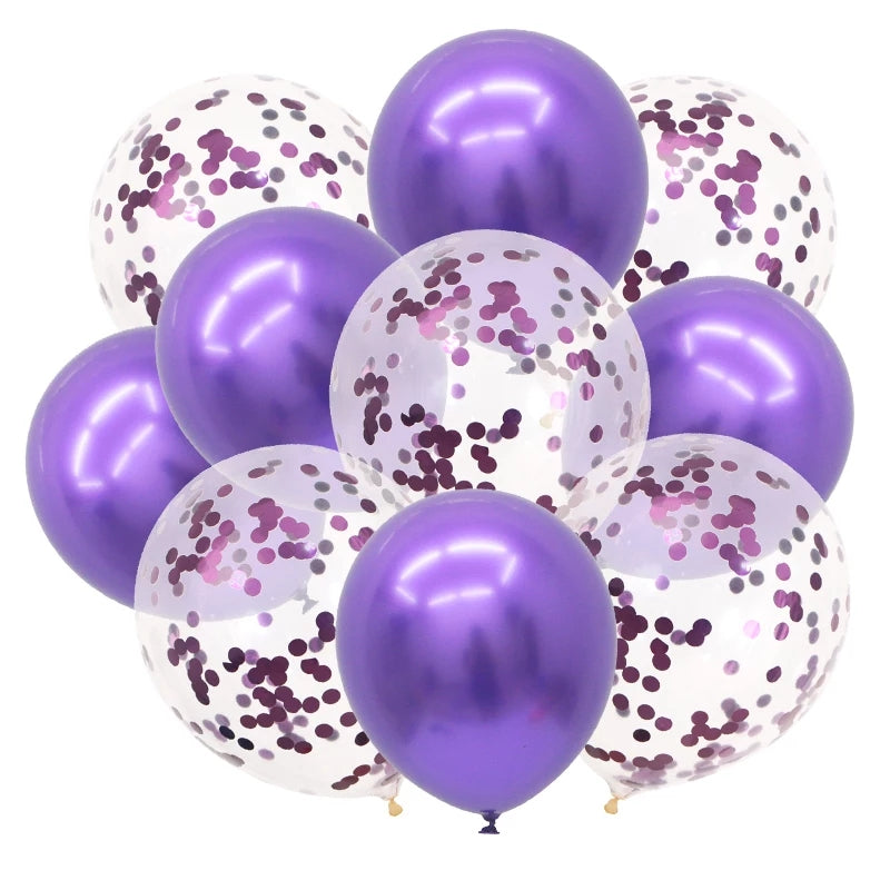 Glitter Balloons Set 8 PCs