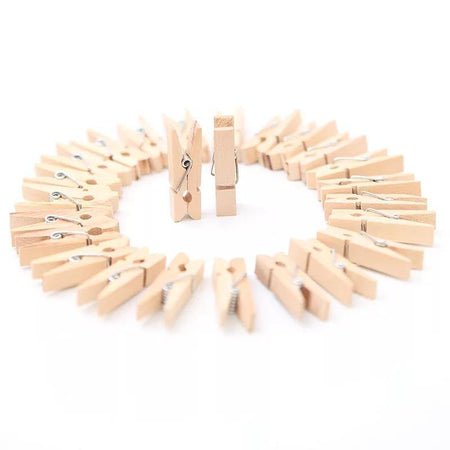 mini wooden clip photo 