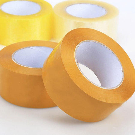 50mm Beige BOPP Carton Box Sealing Packaging Adhesive Tape - Bamagate