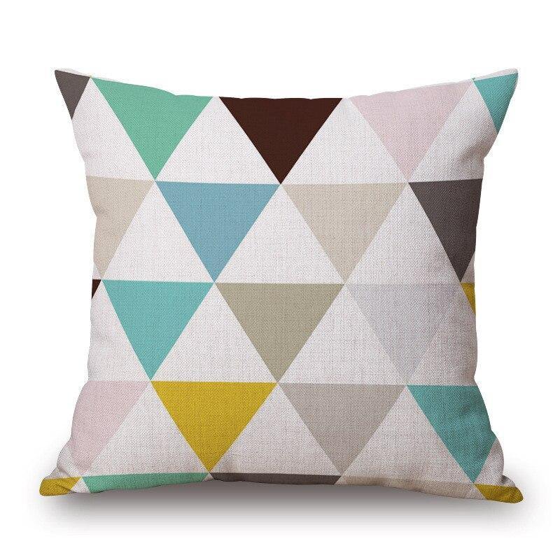 Nordic Style Mountain Geometic Cushion Cover - bamagate-com