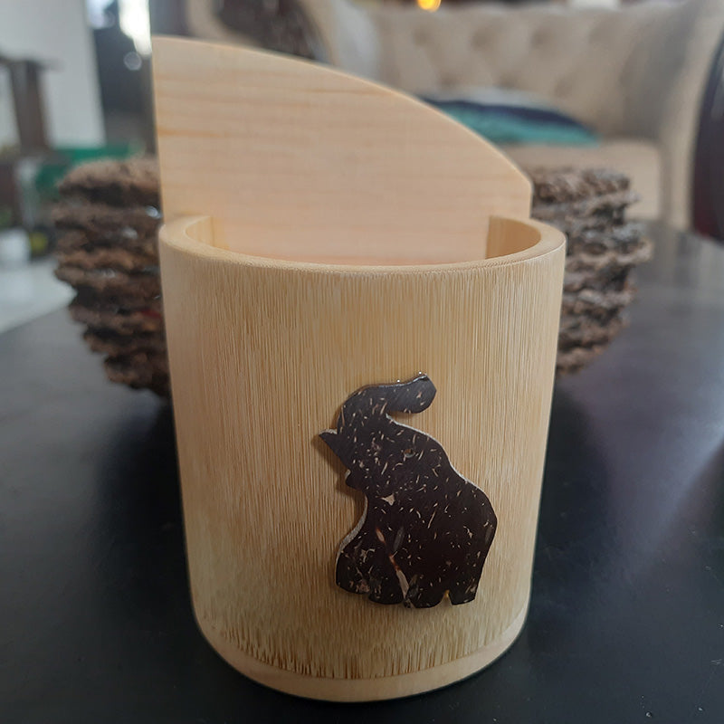 Bamboo Pen Holder Pencil Holder