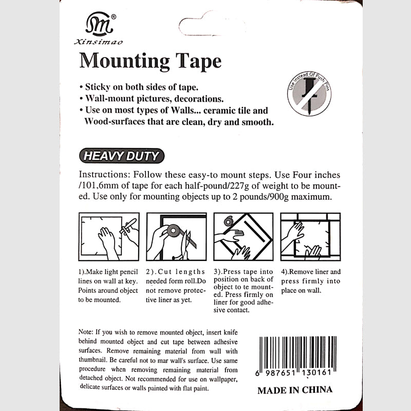 Heavy Duty Double Side Mounting Tape