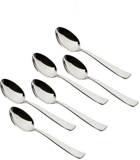 6-piece Stainless Steel Tablespoons with Round Edge - Bamagate