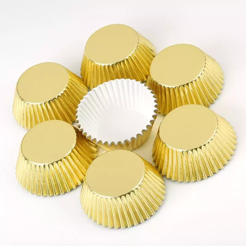 Gold Cupcake Paper Liner 20 PCs