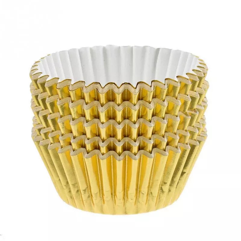 Gold Cupcake Paper Liner 20 PCs