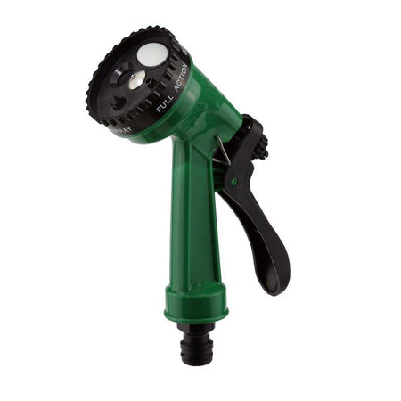 4 Way Patterns Heavy Garden Hose Sprayer Gun Nozzle Adjustable Sprinkler Head - Bamagate