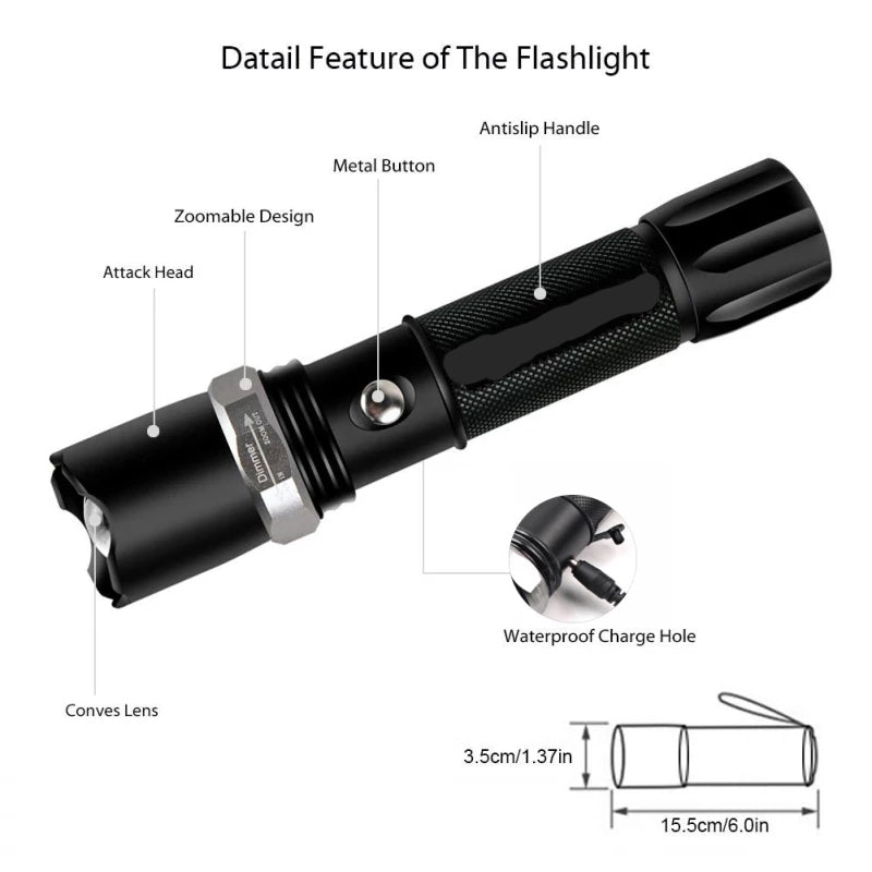 led flashlight torch outdoor