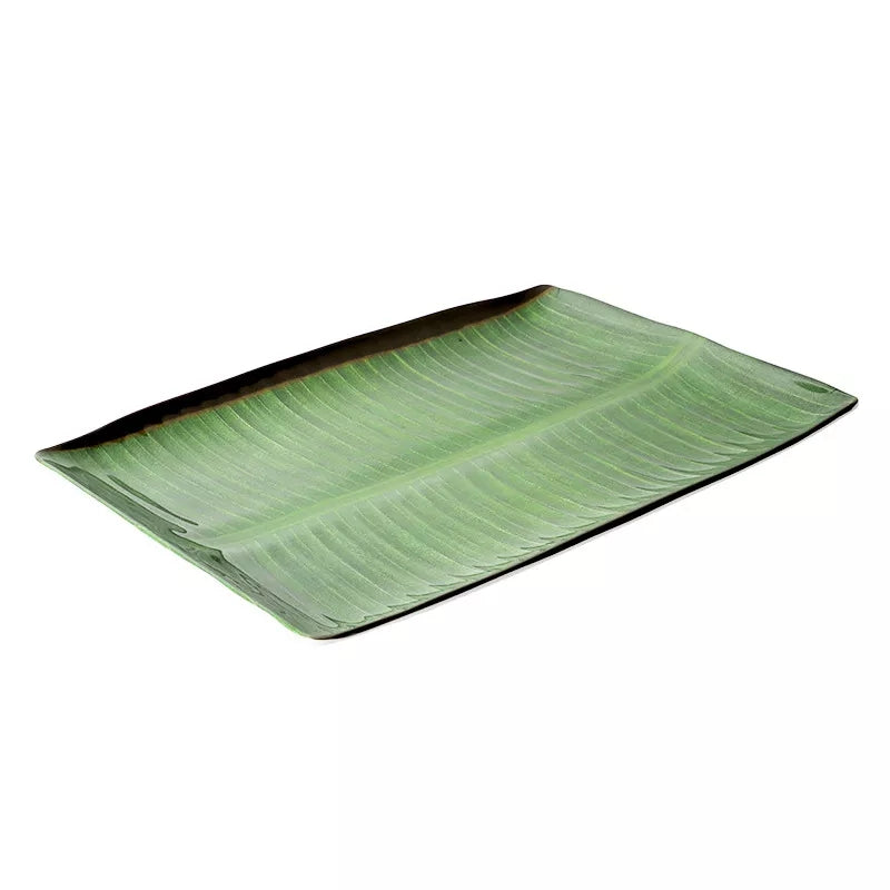 melamine banana serving plate