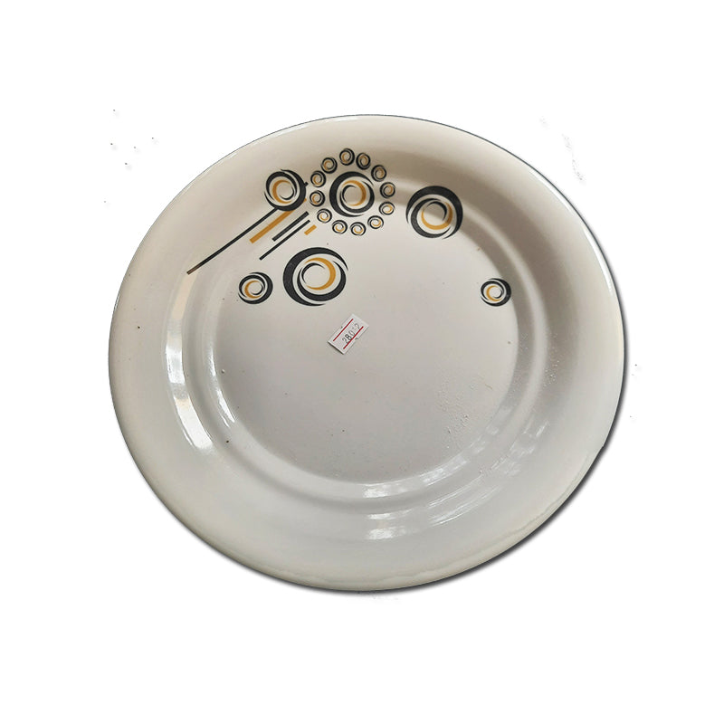 melamine dinner plate round