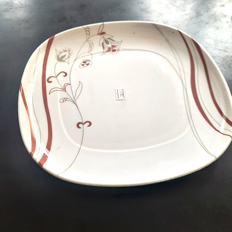 melamine plate square shape 10 inch