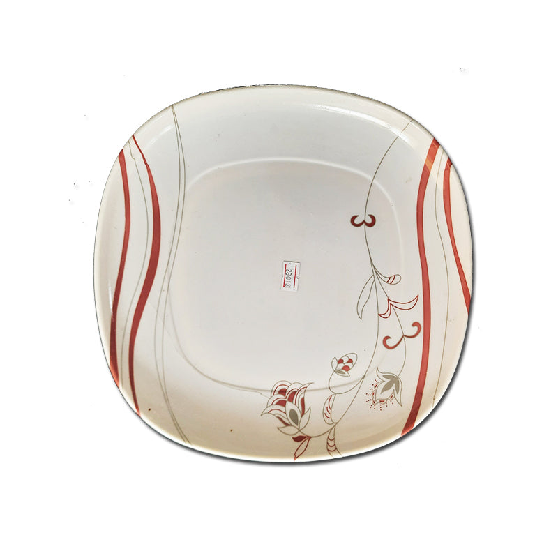 melamine plate square shape 10 inch