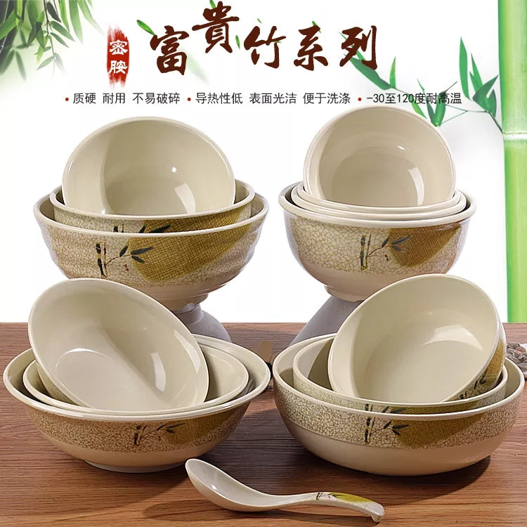 melamine curry serving bowl