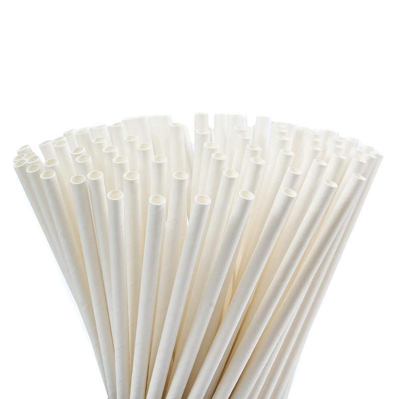 Plastic Straws Disposable 100Pcs Pack