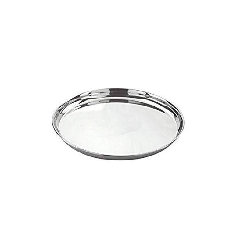 Stainless Steel Heavy Gauge Round Plate 12 Inch - Bamagate