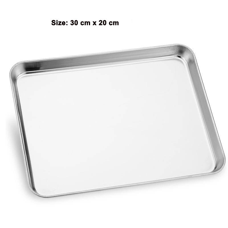 stainless steel serving tray