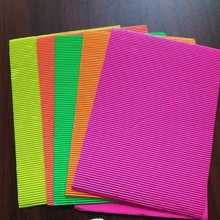 10 Pcs/lot A4 Thick Multicolor Strip Foam Paper For DIY Handcraft - Bamagate