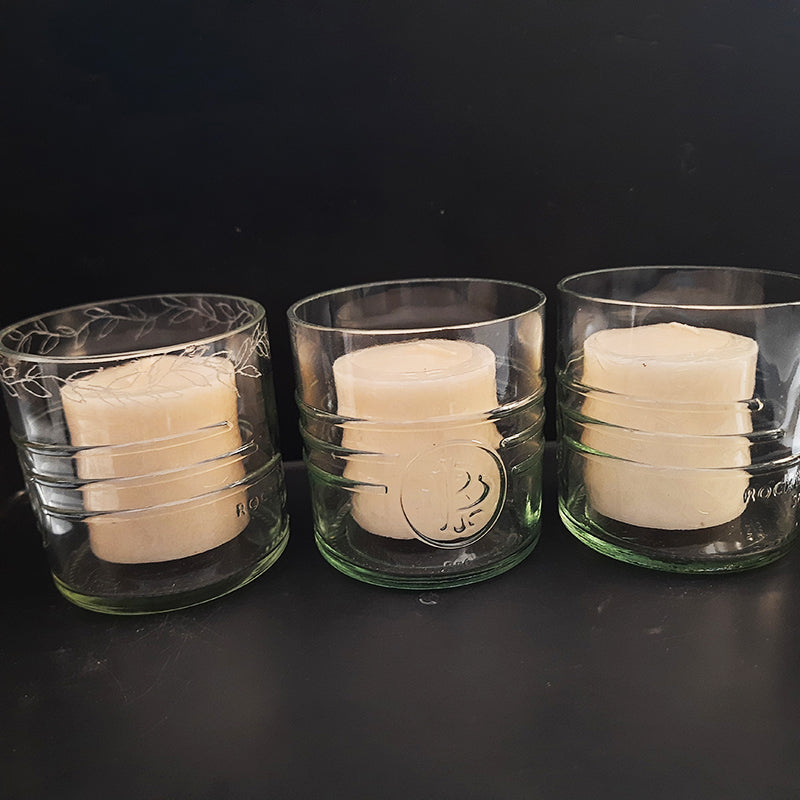 votive candle holder glass